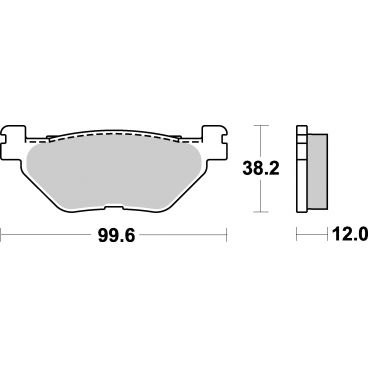 Plaquettes de frein scooter SBS Maxi Sinter 169MS