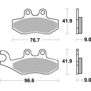 Plaquettes de frein scooter SBS Maxi Sinter 177MS