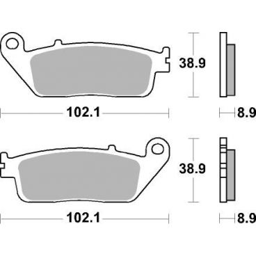 Plaquettes de frein scooter SBS Maxi Sinter 184MS