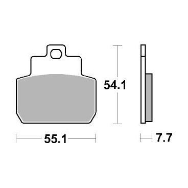 Plaquettes de frein scooter SBS Maxi Sinter 191MS