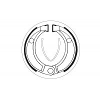 Machoires de frein moto SBS Organic 2043