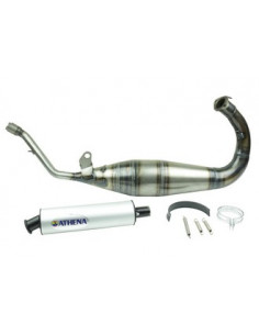 Exhaust pipe with aluminium silencer  ATHENA