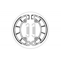 Machoires de frein moto SBS Organic 2072