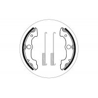 Machoires de frein moto SBS Organic 2085