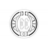 Machoires de frein moto SBS Organic 2092