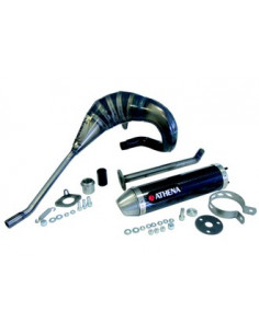 Evolution exhaust pipe with carbon silencer  ATHENA