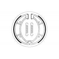 Machoires de frein moto SBS Organic 2117