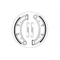 Machoires de frein moto SBS Organic 2118