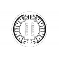 Machoires de frein moto SBS Organic 2121