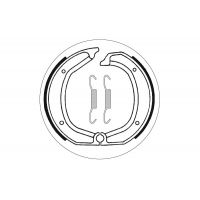 Machoires de frein moto SBS Organic 2139