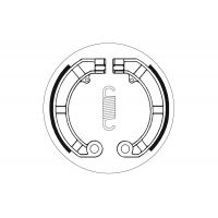 Machoires de frein moto SBS Organic 2146