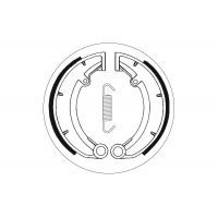 Machoires de frein moto SBS Organic 2171