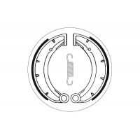 Machoires de frein moto SBS Organic 2172