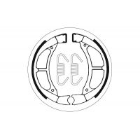 Machoires de frein moto SBS Organic 2182