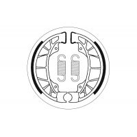 Machoires de frein moto SBS Organic 2195