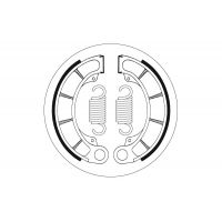 Machoires de frein moto SBS Organic 2198