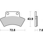 Plaquettes de frein moto SBS Off Road Racing Sinter 717RSI