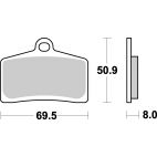 Plaquettes de frein moto SBS Harley Arriére Sinter 739H.LS