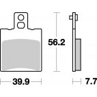 Plaquettes de frein scooter SBS Carbontech 149CT Plaquettes de frein scooter SBS Carbontech 149CT