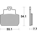Plaquettes de frein scooter SBS Carbontech 191CT