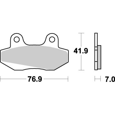 Plaquettes de frein scooter SBS Ceramic 103 HF