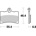 Plaquettes de frein scooter SBS Ceramic 126 HF