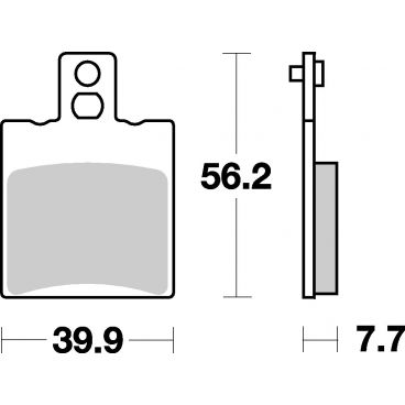 Plaquettes de frein scooter SBS Ceramic 149 HF