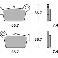 Plaquettes de frein scooter SBS Ceramic 199 HF