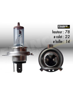 AMPOULE PHARE HALOGENE HS1 PX43T 12V35/35W