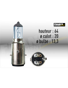 AMPOULE PHARE BA20D 12V35/35W