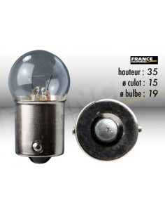 AMPOULE GRAISSEUR BA15S/G18 6V5W