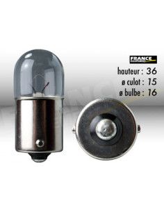 AMPOULE TEMOIN BA15S 12V5W