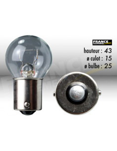 AMPOULE STOP ET CLIGNOTANT BA15S 12V18W