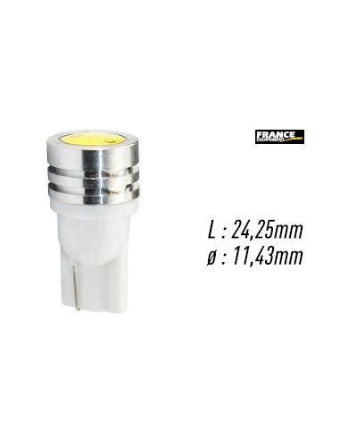 AMPOULE TEMOIN BLANCHE SANS CULOT W2,1x9,5D/W5W-T10 12V0.5W