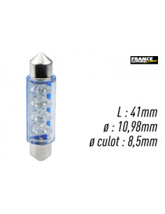 AMPOULE BLEU TYPE S8,5D/C5W 12V0.53W
