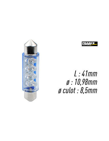 AMPOULE BLEU TYPE S8,5D/C5W 12V0.53W