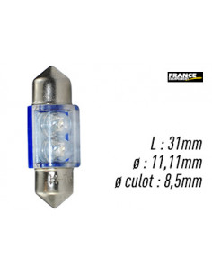 AMPOULE BLEU TYPE S8,5D/C5W 12V0.4W