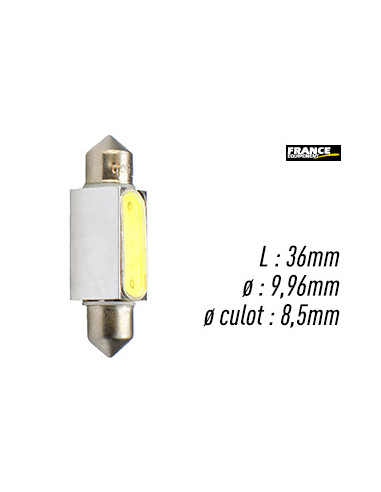 AMPOULE BLANCHE TYPE S8,5D/C5W 12V0.96W