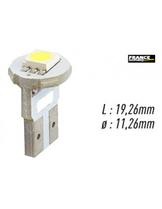 AMPOULE TEMOIN BLANCHE SANS CULOT W2,1x9,5D/W5W-T10 12V0.24W