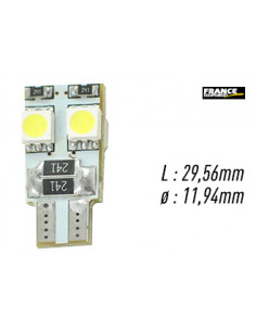 AMPOULE TEMOIN BLANCHE SANS CULOT W2,1x9,5D/W5W-T10 12V1.4W