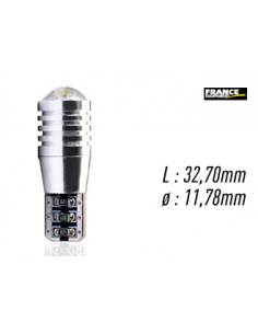 AMPOULE TEMOIN BLANCHE SANS CULOT W2,1x9,5D/W5W-T10 12V3W