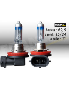 AMPOULE PHARE XENON MAX + 100% RING H11  12V55W