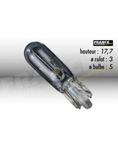 AMPOULE TEMOIN SANS CULOT RING W2x4.6D 12V1,2W