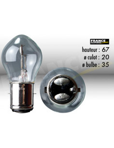 AMPOULE PHARE RING BA20D 6V35/35W