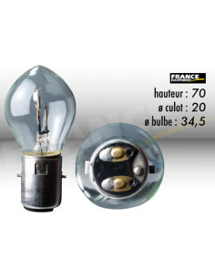 AMPOULE PHARE RING BA20D 12V35/35W