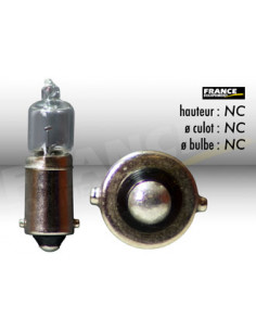 AMPOULE TEMOIN AVEC CULOT RING BA9S 12V10W