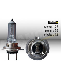 AMPOULE PHARE HALOGENE RING H7 PX26D 12V55W