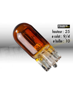 AMPOULE TEMOIN SANS CULOT RING W2,1x9,5D/W5W-T10 12V5W