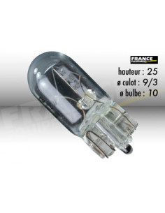 AMPOULE TEMOIN SANS CULOT RING W2,1x9,5D/W5W-T10 12V3W