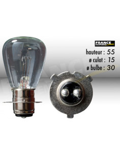 AMPOULE PHARE RING P15D-3 12V45/40W